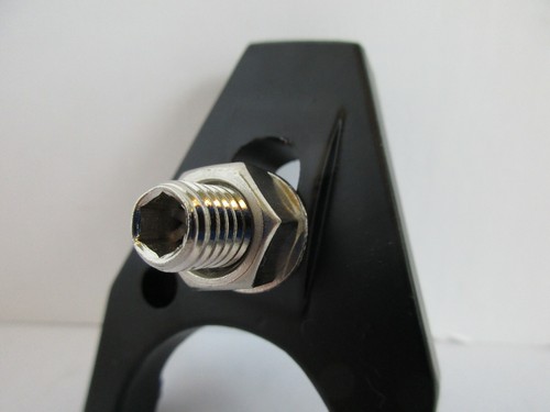 DISTRIBUTOR CLAMP BLACK Billet ALUMINUM CHEVY Hold Down HEI sbc bbc #7627BK - Picture 4 of 7