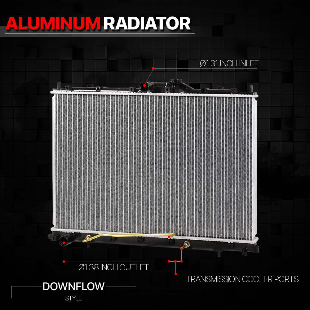 Aluminum Cooling Radiator OE Replacement for 04-11 Mit Endeavor 3.8 AT ...