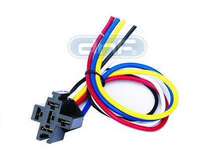 1 PACK 30/40/50 AMP 12V DC BOSCH STYLE RELAY HARNESS SOCKET + 100% COPPER WIRE