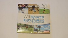 Nintendo Wii - Wii Sports Sleeve and Instruction Manual Only - No Disc 2007