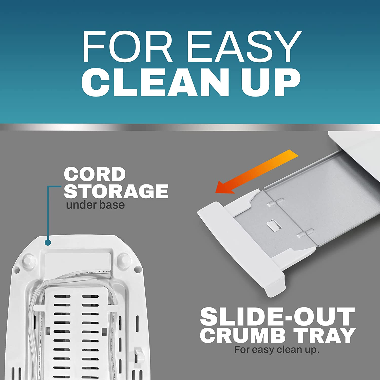 Elite Gourmet ECT4829 Long Slot 4 Slice Toaster, 6 Toast Settings