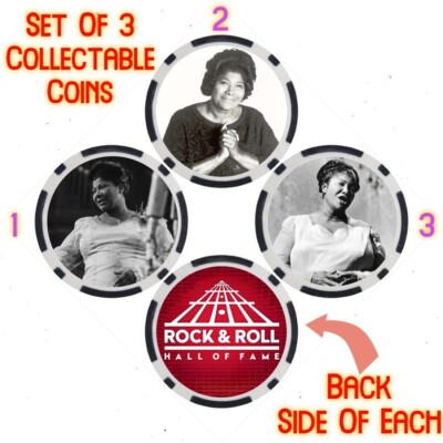 MAHALIA JACKSON - ROCK & ROLL HALL OF FAME - COLLECTABLE COIN SET