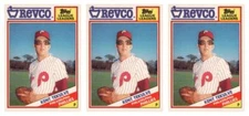 (3) 1988 Topps Revco League Leaders Baseball #10 Kent Tekulve Lot Phillies