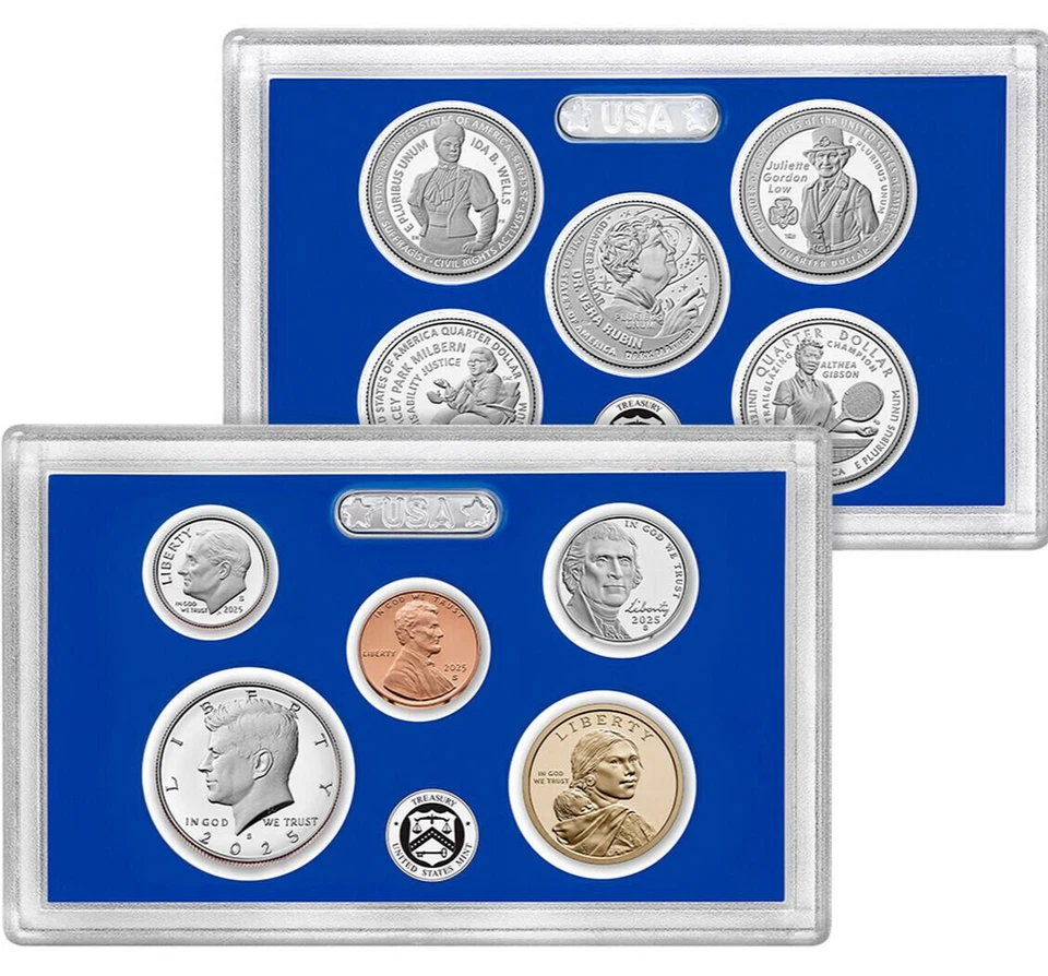 2025 S U.S. Mint Proof Set – Final Year of American Women Quarters – 10 Coins - Image 2 of 4