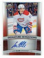 15-16 UD Upper Deck Series One Signature Sensations  Lars Eller  Auto