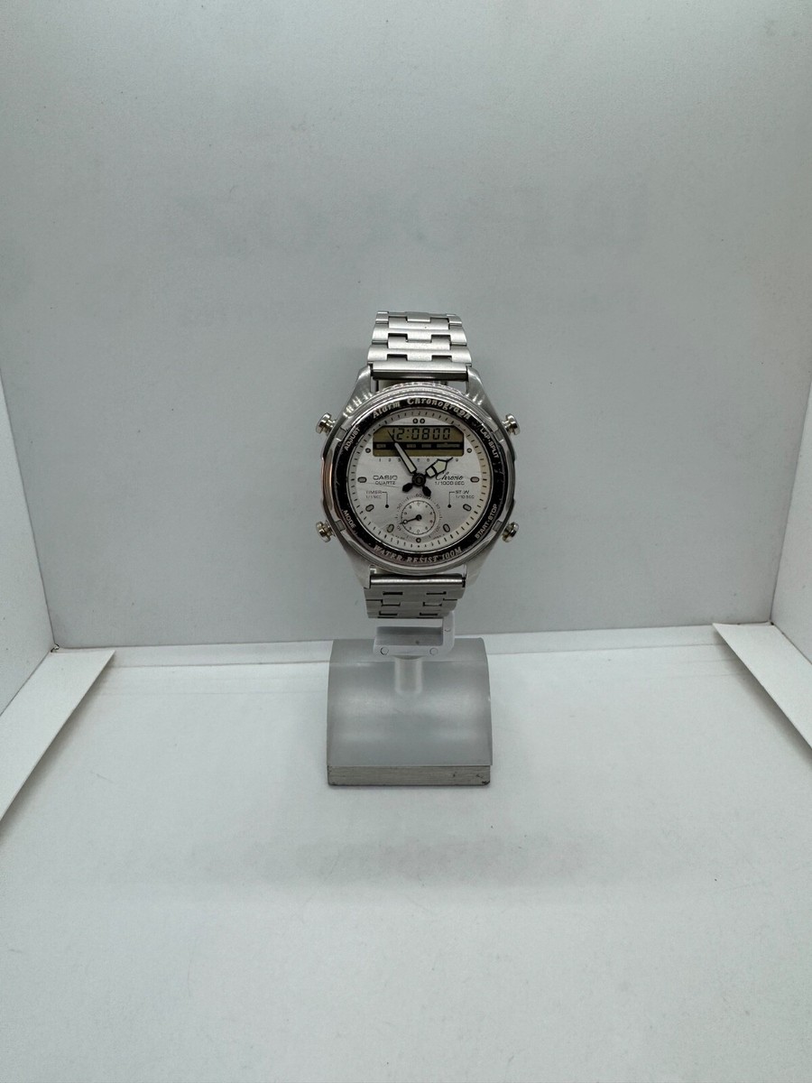 Vintage Casio AW-600 Wrist Watch Module 373 Mans Alarm
