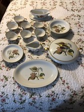 Antique Noritake M 23 Piece Fine China Set Tea Cups Creamer Platter Bowls Saucer
