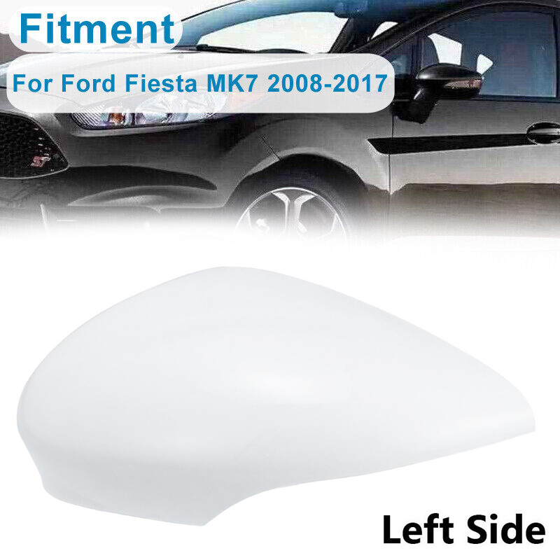 Bright White Rearview Mirror Indicator Light Cover for Ford Fiesta 2008-17