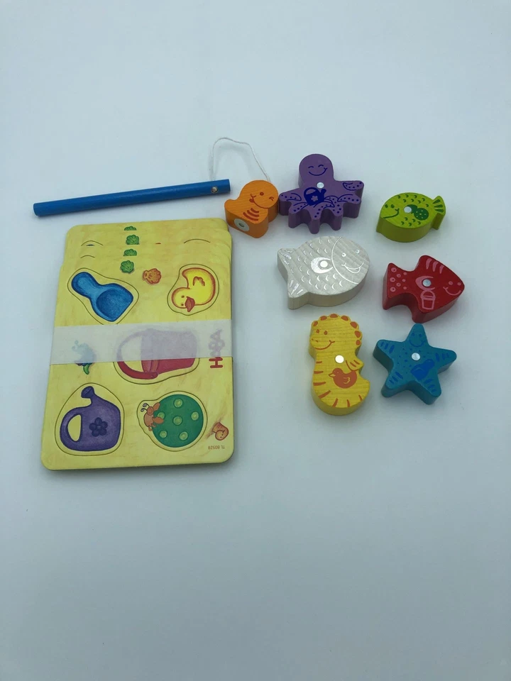 Juego de pesca de madera HABA - Juguete de motor para niños a partir de 2 años - Imagen 4 de 4