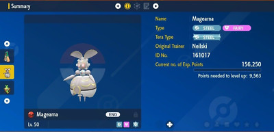 Pokemon Scarlet & Violet 6IV MAGEARNA Max EVs
