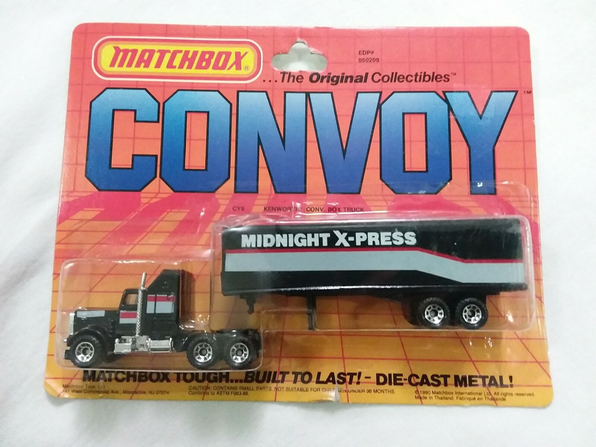 convoy87 MATCHBOX CONVOY KENWORTH AERODYNE MIDNIGHT X-PRESS TRACTOR TRAILER