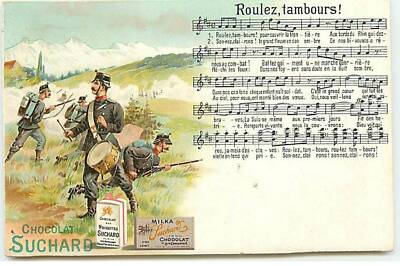 Advertising - Roll, Drums - Sheet Music - Suchard Chocolate