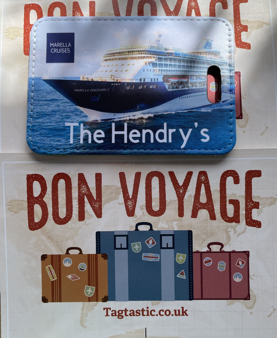 Personalised Marella “Discovery 2 “ Cruise Luggage Tag With Strap & Free P & P eBay