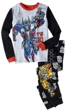 Transformers Optum Prime Bumblebee Size 10 Sleepwear Pajamas set Child New
