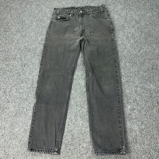Vtg Levis 505 Jeans Mens 33x31 Gray Straight Denim Made In USA 80s