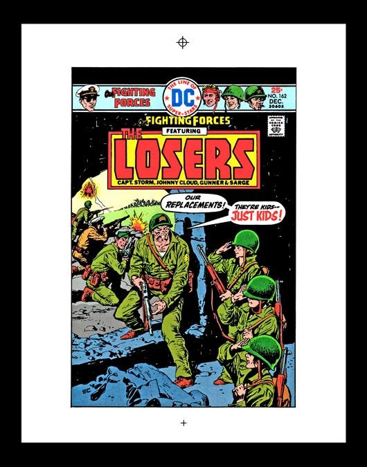 Ernie Chan Our Fighting Forces #162 The Losers Rare Production Art Cover