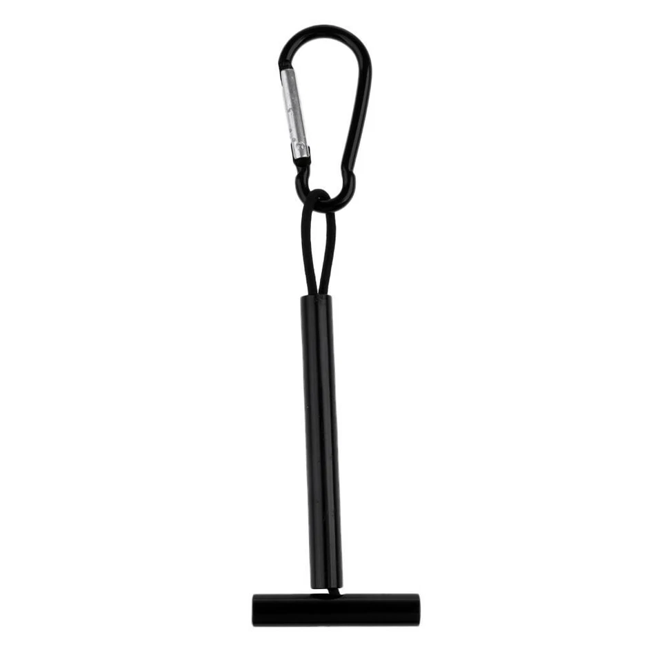 Tippet Carrier de pesca con mosca de aleación de aluminio negro Foto 2 de 4