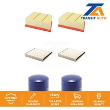 Air Cabin Engine Oil Filters (6 Total) Kit For 2018-2019 Ford EcoSport 1.0L