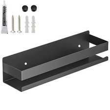 15.7 Inch Stainless Steel Wall Mounted Floating Shelves Storage Rust Proof