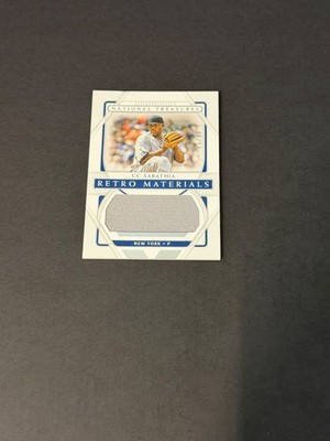 2021 Panini National Treasures Retro Materials C.C. Sabathia #RM-CC/99 (MEM) HOF