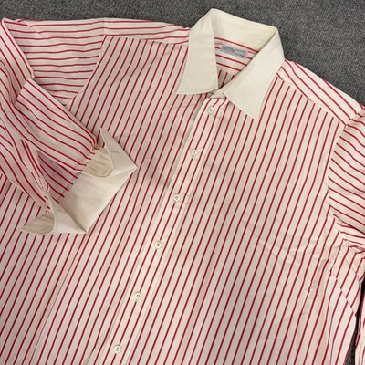 Vintage Bowring Arundel Shirt Makers Shirt Made in England Men 16-43 French Cuff