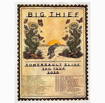 Big Thief North American Tour 2026 Poster