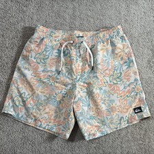 Quiksilver Multicolor Print Board Shorts Swim Trunks Men  s L EUC