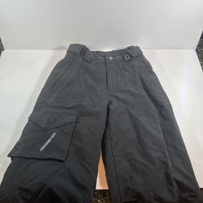 Obermeyer Hydro Block Black Ski Pant Ext Wear System Juniors Sz 10 Snowboard