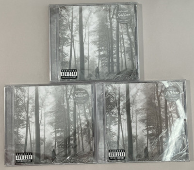 Folklore by Swift, Taylor (CD, 2020) Sealed, Crack in Front Case (Lot of 3)