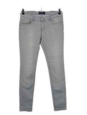 LTB Röhrenjeans Damen Jeans Gr. DE 40 hellgrau Casual-Look