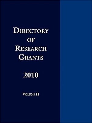 Directory of Research Grants 2010 Volume 2 (Paperback or Softback)