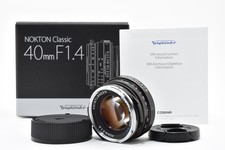  Almost Unused Voigtlander NOKTON Classic 40mm F1.4 SC VM For Leia M From JAPAN