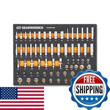 Gearwrench 68 Piece 14 Drive Master Sae Socket Set Gwmsskt14sae Gearwrench 68 Piece 14 Drive Master Sae Socket Set Gwmsskt14sae