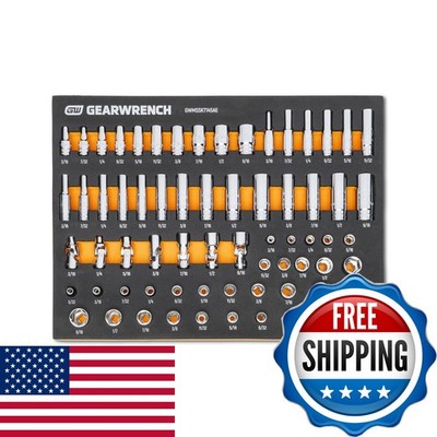 GEARWRENCH 68 Piece 1/4'' Drive Master SAE Socket Set GWMSSKT14SAE