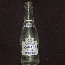 LEXINGTON KY CANADA DRY WATER SODA BOTTLE 7 OZ ACL