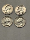 four silver quarters