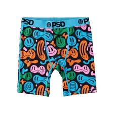 PSD Youth Boy's Underwear - Happy Camo Boxer Briefs Medium,