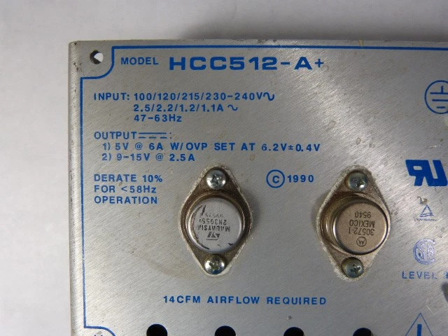 Condor HCC512-A Power Supply 5V 6amp USED - Image 3 of 3
