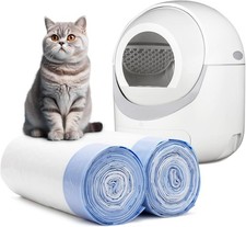 40 Count Extra Large Cat Litter Box Liners, 1 Pack of 40 , Blue