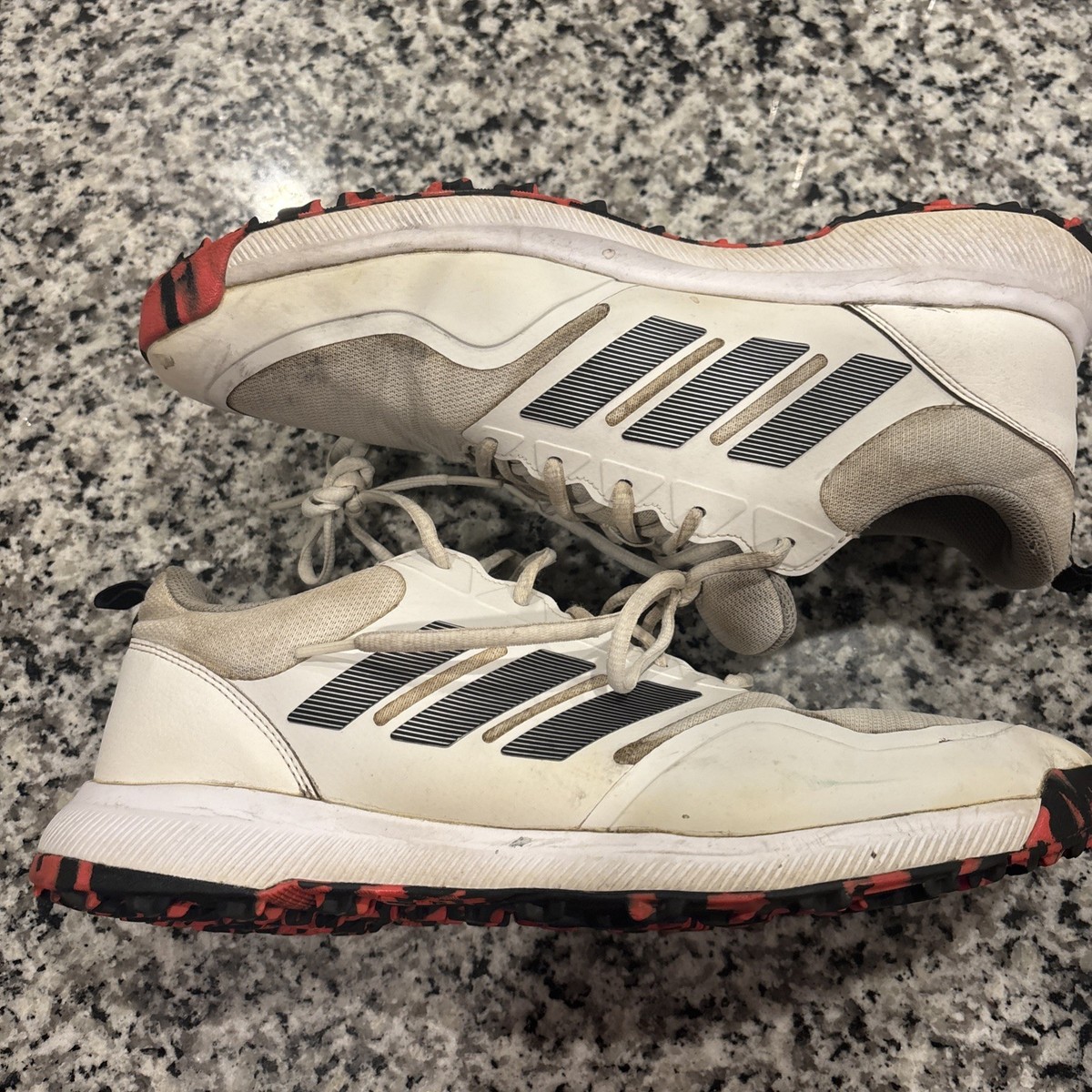 Adidas Tech Response SL 3 Golf Shoes Mens 9.5 White Black Red Spikeless GV6894 20987582 main image 3