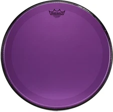 Remo Powerstroke 3 Colortone Bass Drumhead - 16" - Purple, No Stripes