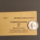 1964 Washington Quarter BU Silver Uncirculated Littleton Coin Company