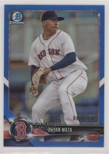 2018 Bowman Draft Chrome Blue Refractor /150 Bryan Mata #BDC-172 2x4