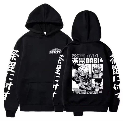 Nueva Sudadera con Capucha My Hero Academia Dabi Manga Anime Hombre y Mujer *LEER DESCRIPCIÓN* - Imagen 1 de 3