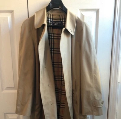 Burberry Trench Coat Men 44 for sale | eBay