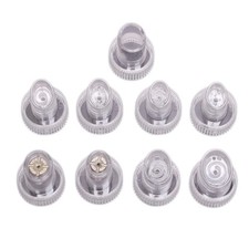 9pcs/Set Newest Transparent Face Dermabrasion Replacement Tip Deep Cleaning Tool