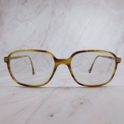 Burberry by Safilo Vintage Eyeglasses B 8258 GQ3 Honey Tortoise Italy 55-17-145