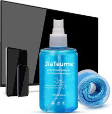 TV Screen Cleaner, Non-Drip Touchscreen Spray with Wiper for CD Disc Laptop Phon