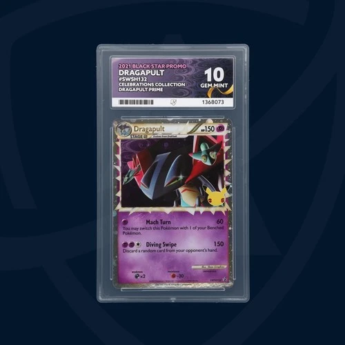 Pokémon TCG Dragapult SWSH132 Celebrations Black Star Promo Card Ace 10