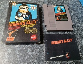 Hogan's Alley Nintendo Nes Game Cart complete in box with manual 